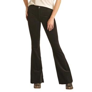 NEW!! Y2K-Inspired Women's Venus Black Corduroy Flare
Pants Size 4